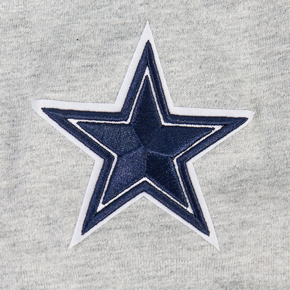 NFL DALLAS COWBOYS SHEER INFLUENCE WOMEN'S BOYFRIEND TEE (HEATHER GREY) - Image 12