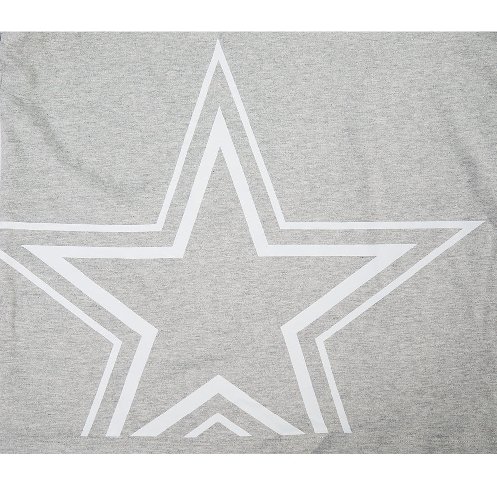 NFL DALLAS COWBOYS SHEER INFLUENCE WOMEN'S BOYFRIEND TEE (HEATHER GREY) - Image 14