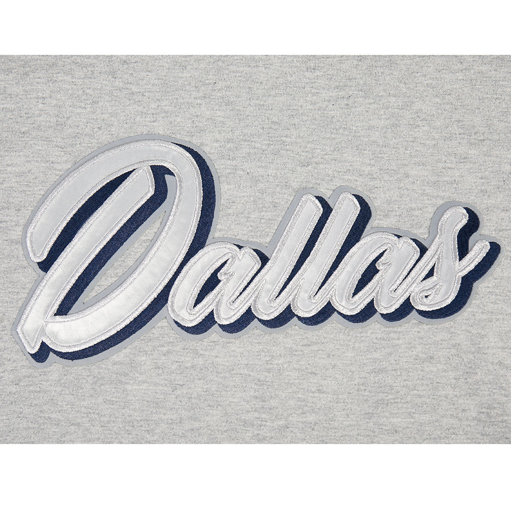 NFL DALLAS COWBOYS SHEER INFLUENCE WOMEN'S BOYFRIEND TEE (HEATHER GREY) - Image 6
