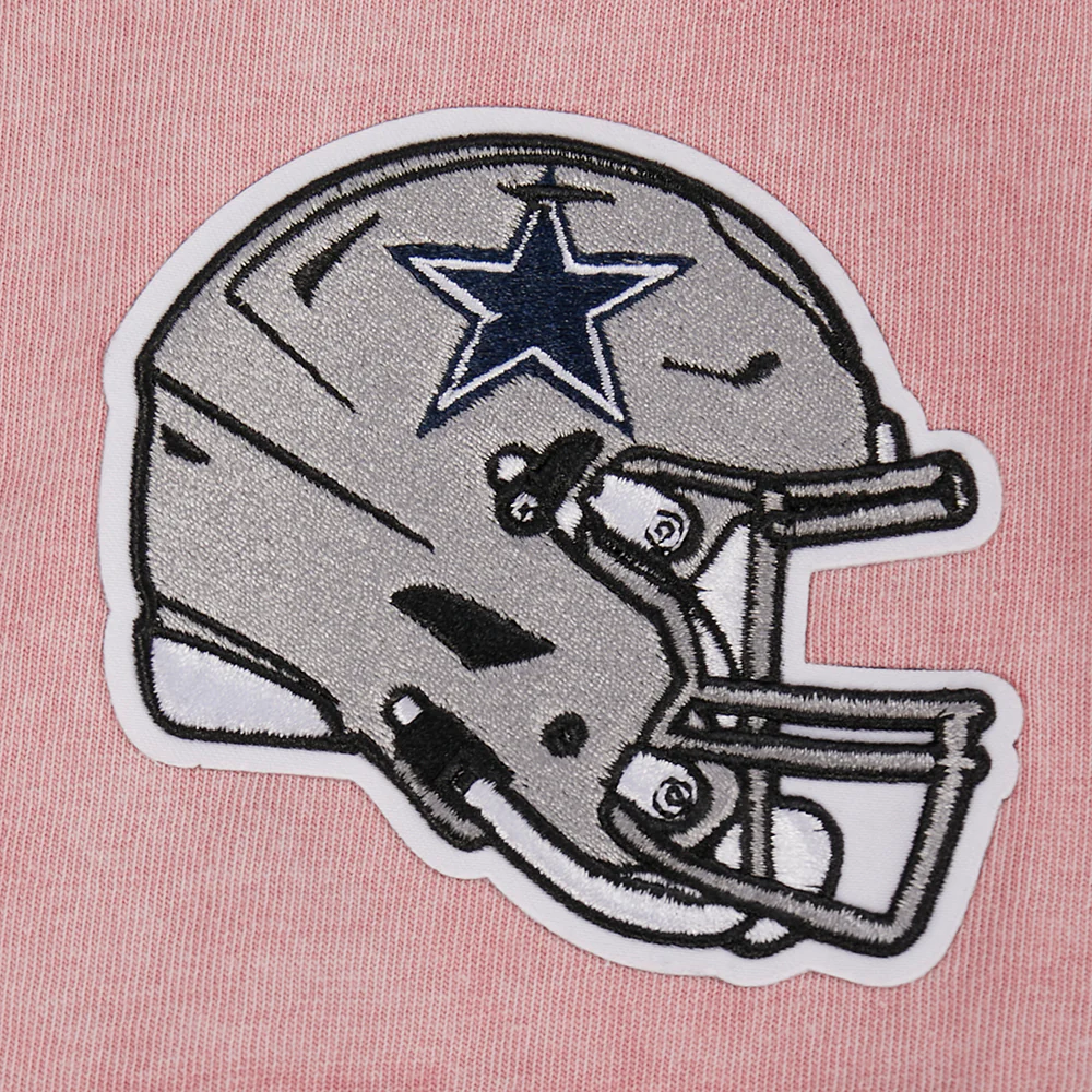 NFL DALLAS COWBOYS WASHED JEWELS WOMEN'S S/S BOXY TEE (WASHED MAUVE) - Image 6