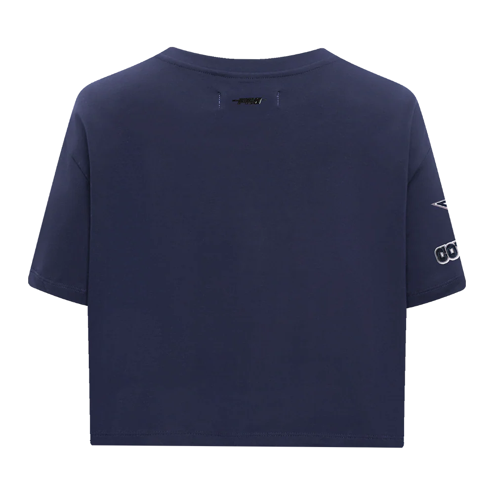 NFL DALLAS COWBOYS MASHUP WOMEN'S BOXY TEE (MIDNIGHT NAVY) - Image 4