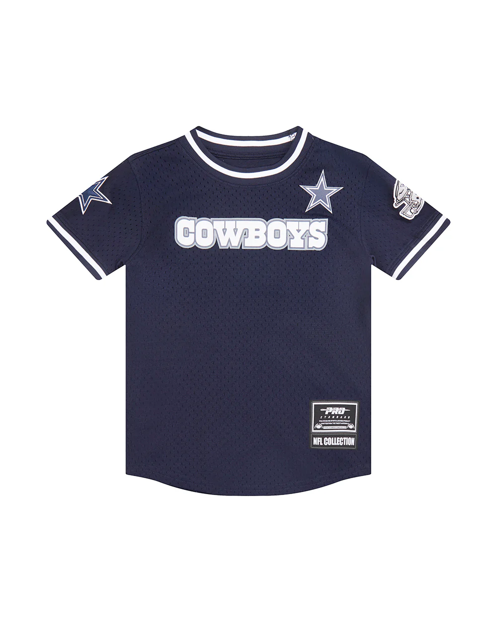 NFL DALLAS COWBOYS CLASSIC BIG BOYS SHORT SLEEVE MESH TEE (MIDNIGHT NAVY) - Image 12
