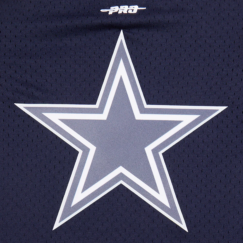 NFL DALLAS COWBOYS CLASSIC BIG BOYS SHORT SLEEVE MESH TEE (MIDNIGHT NAVY) - Image 6