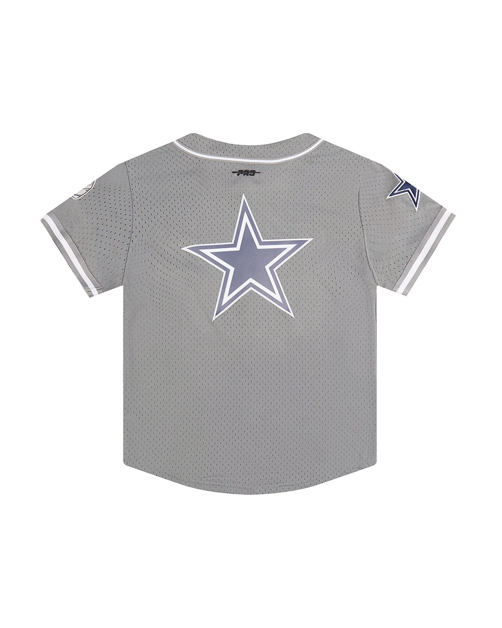 NFL DALLAS COWBOYS CLASSIC BIG BOYS MESH BUTTON DOWN SHIRT (GRAY) - Image 13