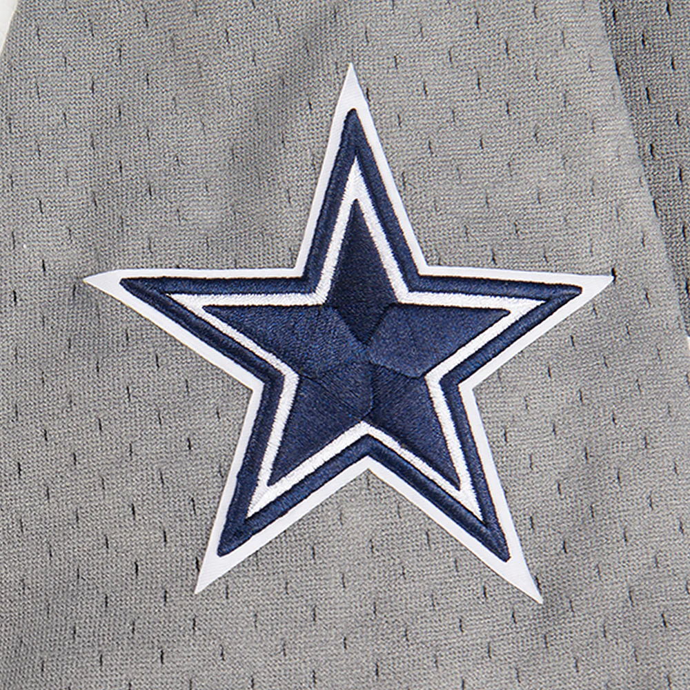 NFL DALLAS COWBOYS CLASSIC BIG BOYS MESH BUTTON DOWN SHIRT (GRAY) - Image 15
