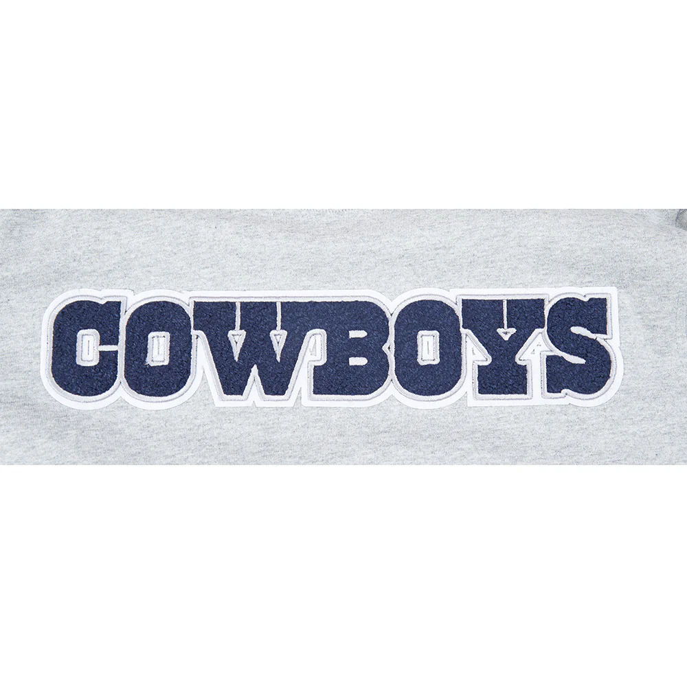 NFL DALLAS COWBOYS CLASSIC SINGLE JERSEY BIG BOYS SINGLE JERSEY TEE (HEATHER GREY) - Image 7