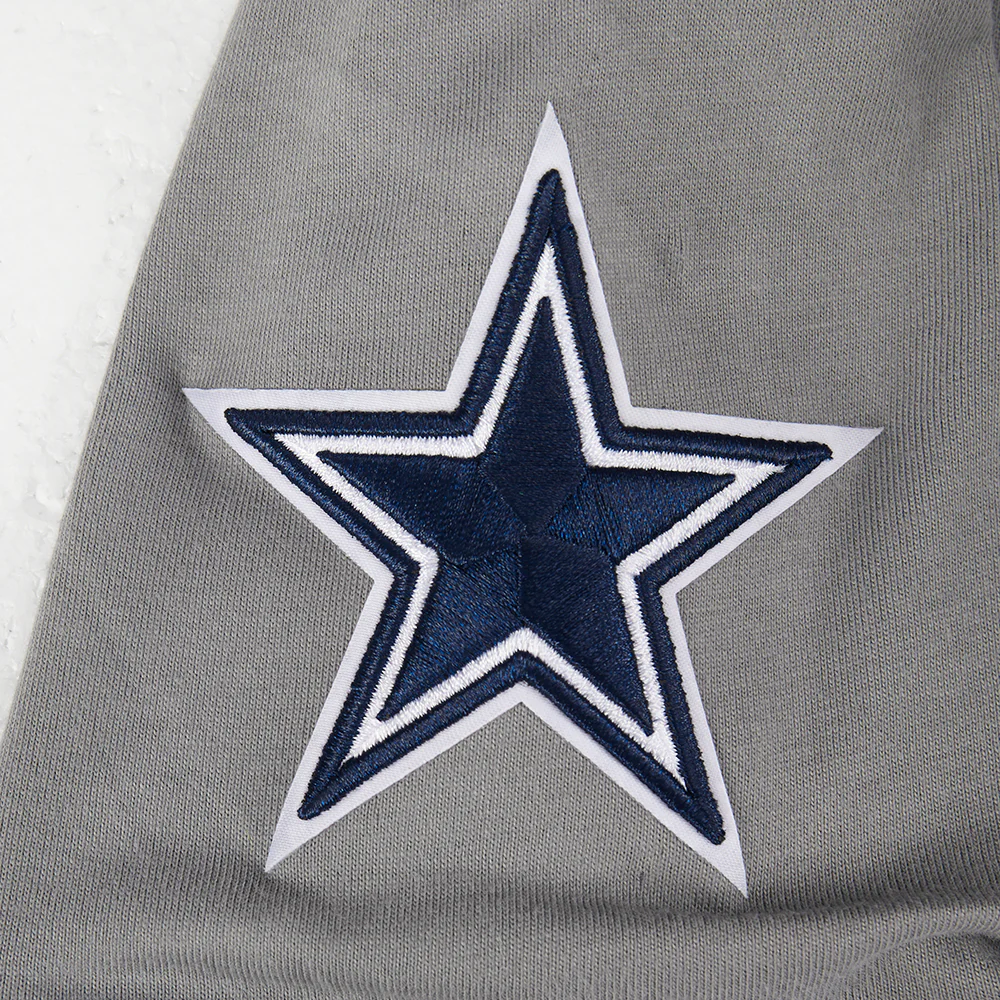 NFL DALLAS COWBOYS CLASSIC BIG BOYS SHORT SLEEVE STRIPED RIB TEE (GRAY) - Image 14