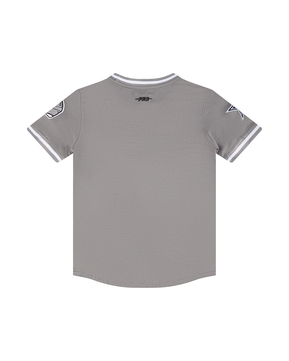NFL DALLAS COWBOYS CLASSIC BIG BOYS SHORT SLEEVE STRIPED RIB TEE (GRAY) - Image 4