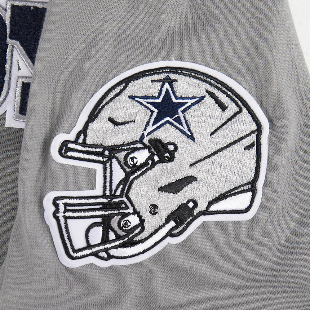 NFL DALLAS COWBOYS CLASSIC BIG BOYS SHORT SLEEVE STRIPED RIB TEE (GRAY) - Image 7