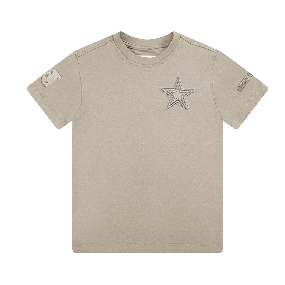 NFL DALLAS COWBOYS NEUTRAL BIG BOYS SHORT SLEEVE TEE (TAUPE) - Image 11