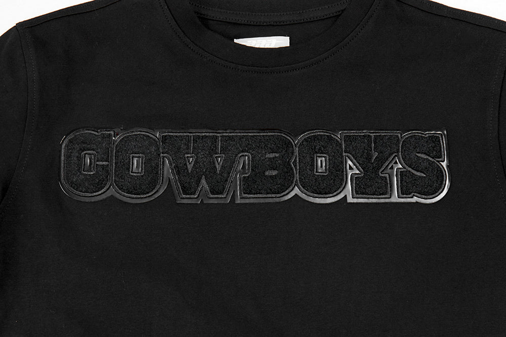 NFL DALLAS COWBOYS TRIPLE BLACK BIG BOYS SINGLE JERSEY TEE (BLACK) - Image 13