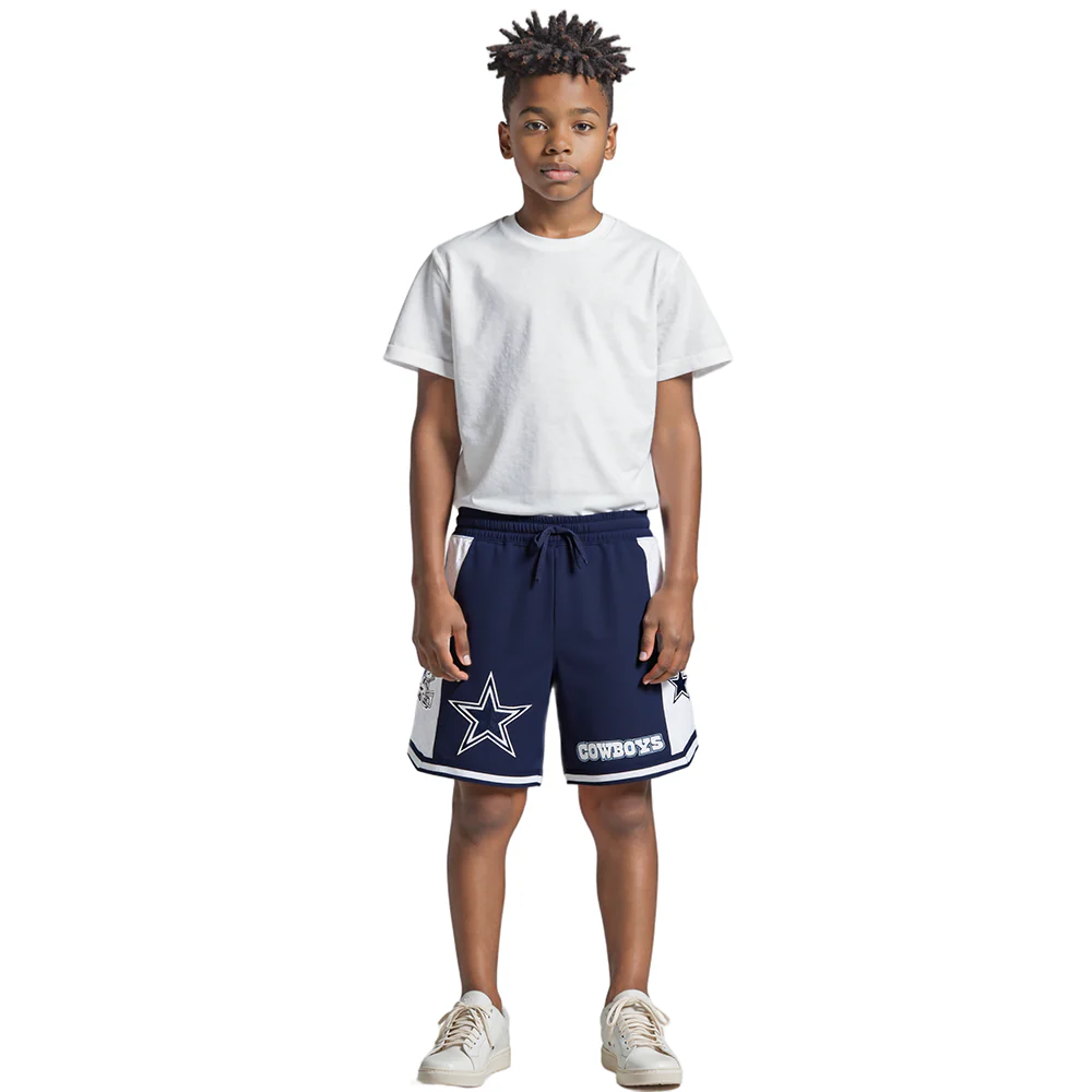 NFL DALLAS COWBOYS CLASSIC BIG BOYS FLEECE 2.0 SHORT (MIDNIGHT NAVY) - Image 2