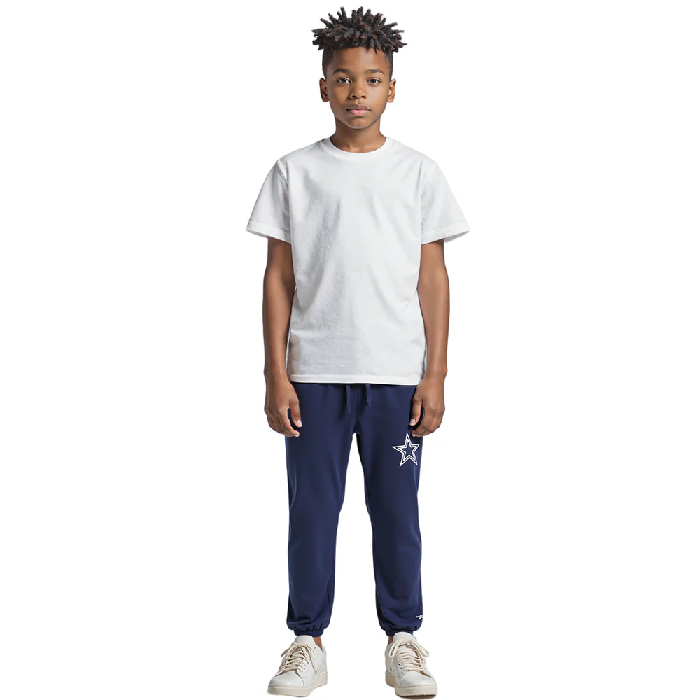 NFL DALLAS COWBOYS CLASSIC BIG BOYS FLC SWEATPANT (MIDNIGHT NAVY) - Image 2