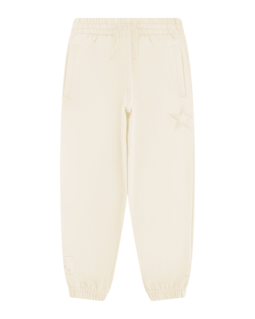 NFL DALLAS COWBOYS NEUTRAL BIG BOYS FLEECE SWEATPANT (EGGSHELL) - Image 4