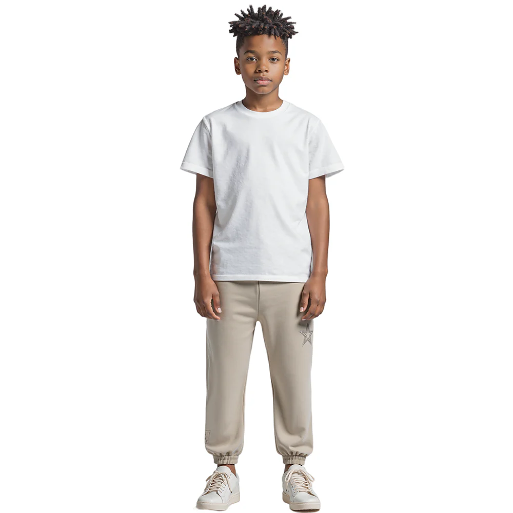 NFL DALLAS COWBOYS NEUTRAL BIG BOYS FLEECE SWEATPANT (TAUPE) - Image 2