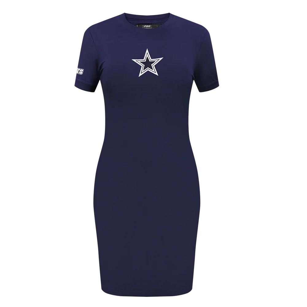 NFL DALLAS COWBOYS CLASSIC WOMEN'S BODYCON DRESS (MIDNIGHT NAVY)