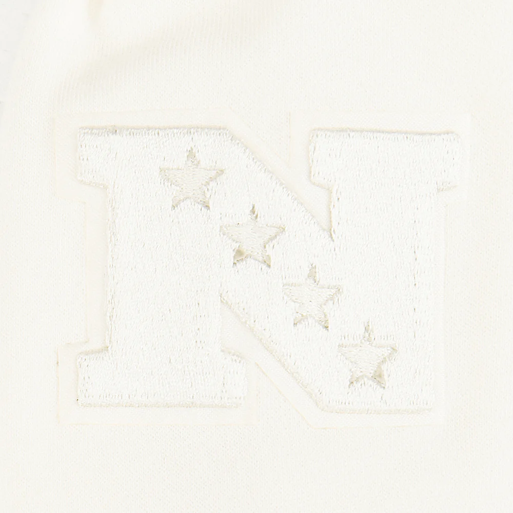 NFL DALLAS COWBOYS NEUTRAL BIG BOYS FLEECE PULLOVER HOODIE (EGGSHELL) - Image 5