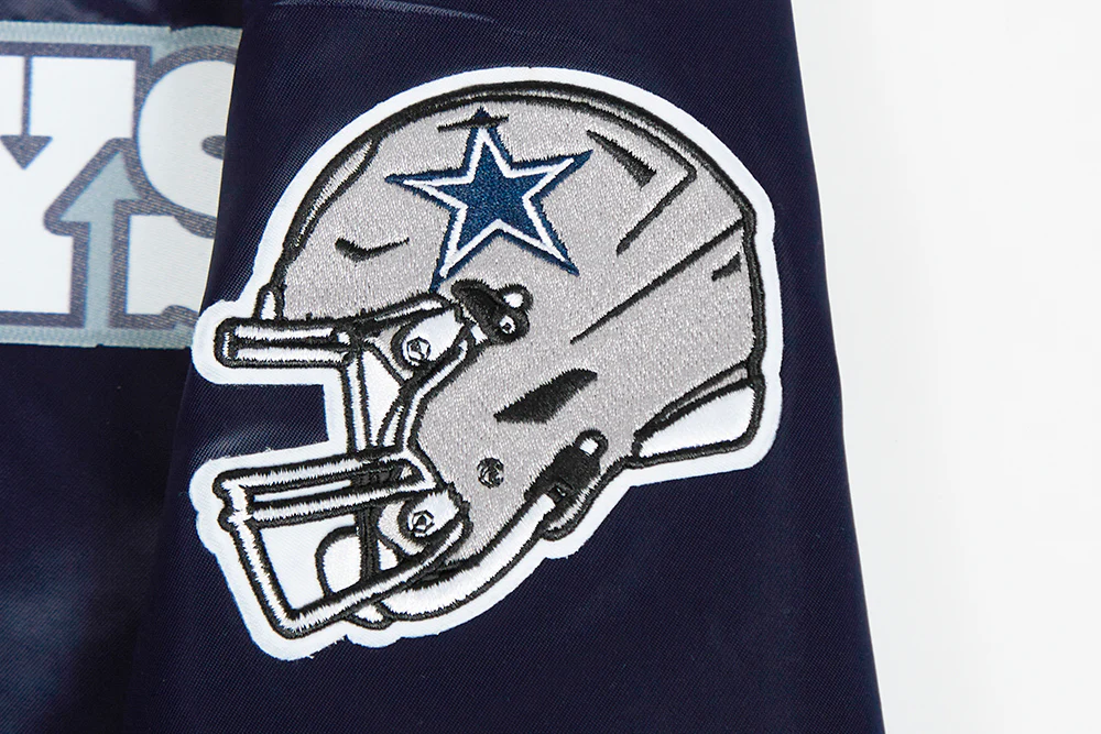 NFL DALLAS COWBOYS CLASSIC BIG BOYS SATIN JACKET (MIDNIGHT NAVY) - Image 14