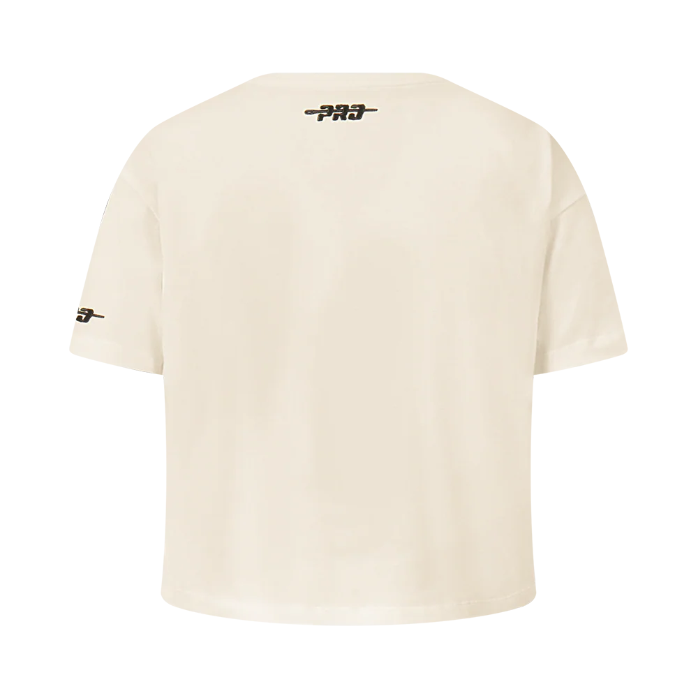 NFL DALLAS COWBOYS RETRO CLASSIC BIG GIRLS  SHORT SLEEVE BOXY TEE (EGGSHELL) - Image 3
