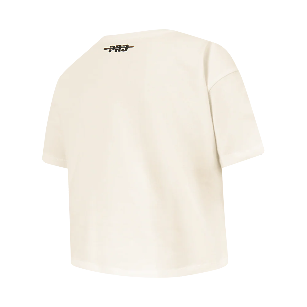 NFL DALLAS COWBOYS RETRO CLASSIC BIG GIRLS  SHORT SLEEVE BOXY TEE (EGGSHELL) - Image 4