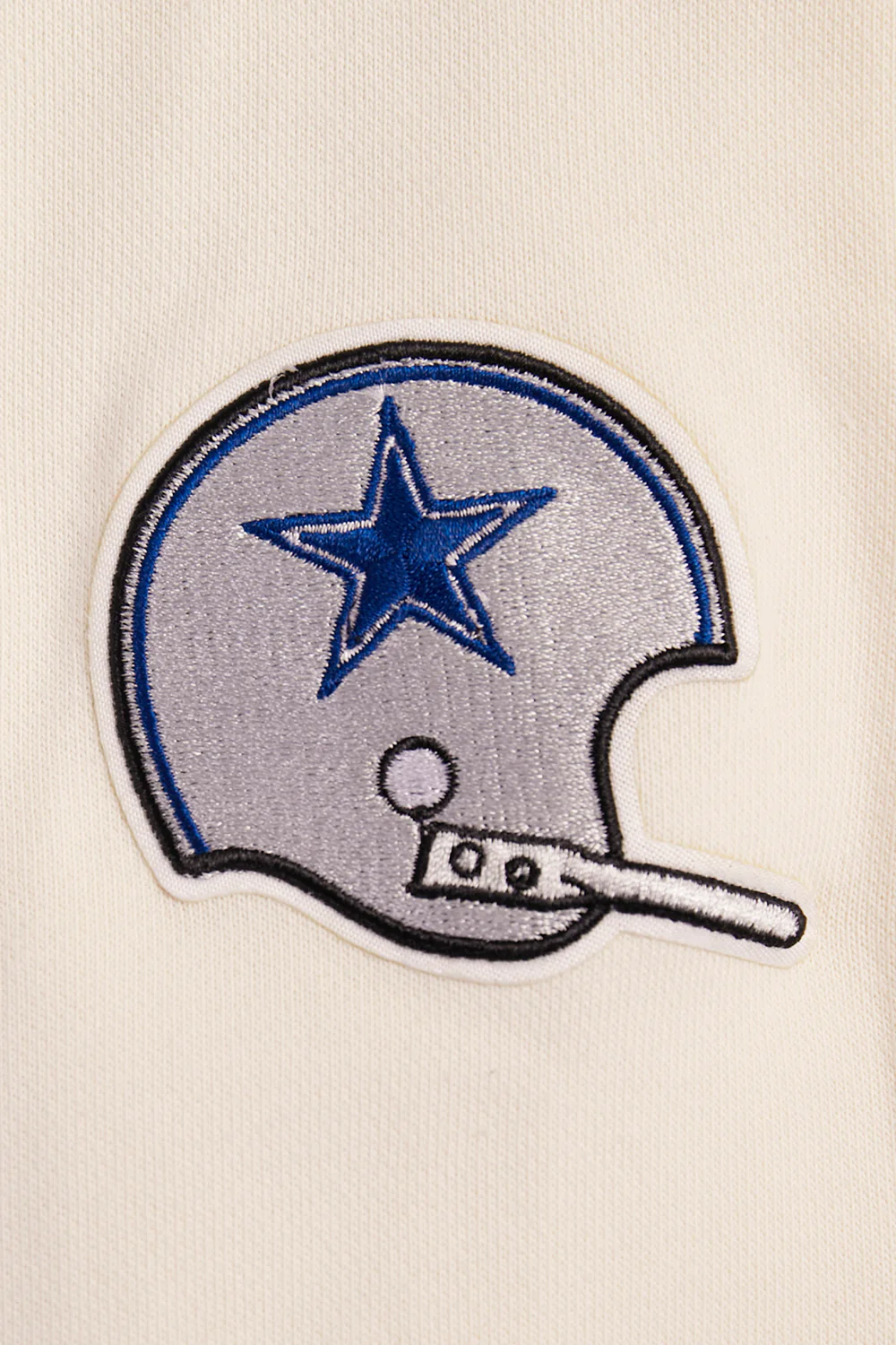 NFL DALLAS COWBOYS RETRO CLASSIC WOMEN'S CREWNECK (EGGSHELL/DODGER BLUE) - Image 5