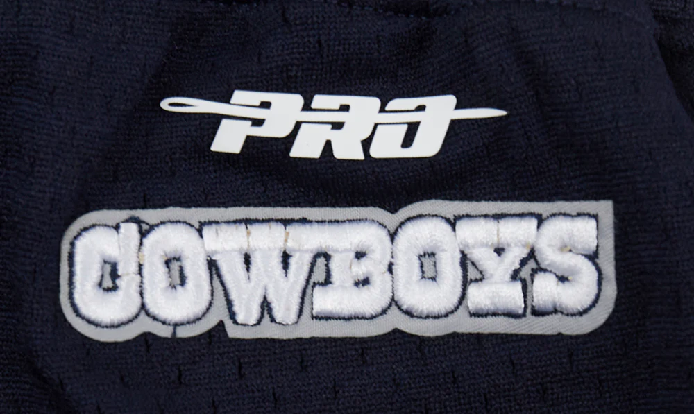 NFL DALLAS COWBOYS SCRIPT TAIL WOMEN'S MESH TAPE SHORT (MIDNIGHT NAVY) - Image 7