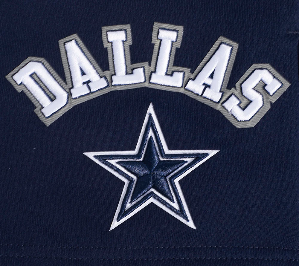NFL DALLAS COWBOYS CLASSIC WOMEN'S FLEECE SHORT (MIDNIGHT NAVY) - Image 5