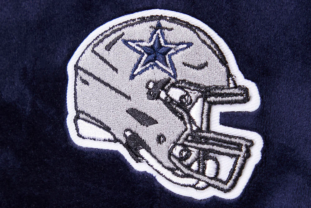 NFL DALLAS COWBOYS CLASSIC WOMEN'S VELOUR JOGGER (MIDNIGHT NAVY) - Image 4