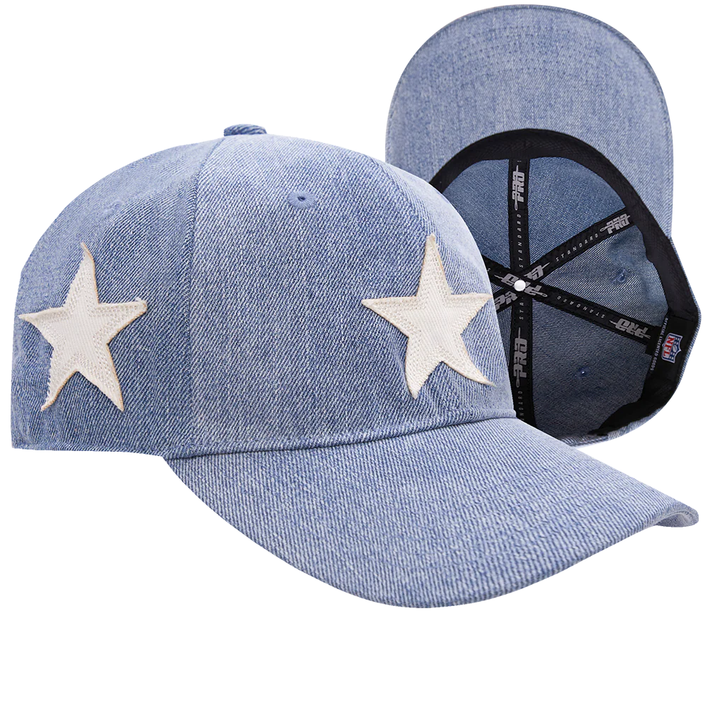 NFL DALLAS COWBOYS VARSITY BLUES WOMEN'S DENIM DAD HAT (DENIM) - Image 7