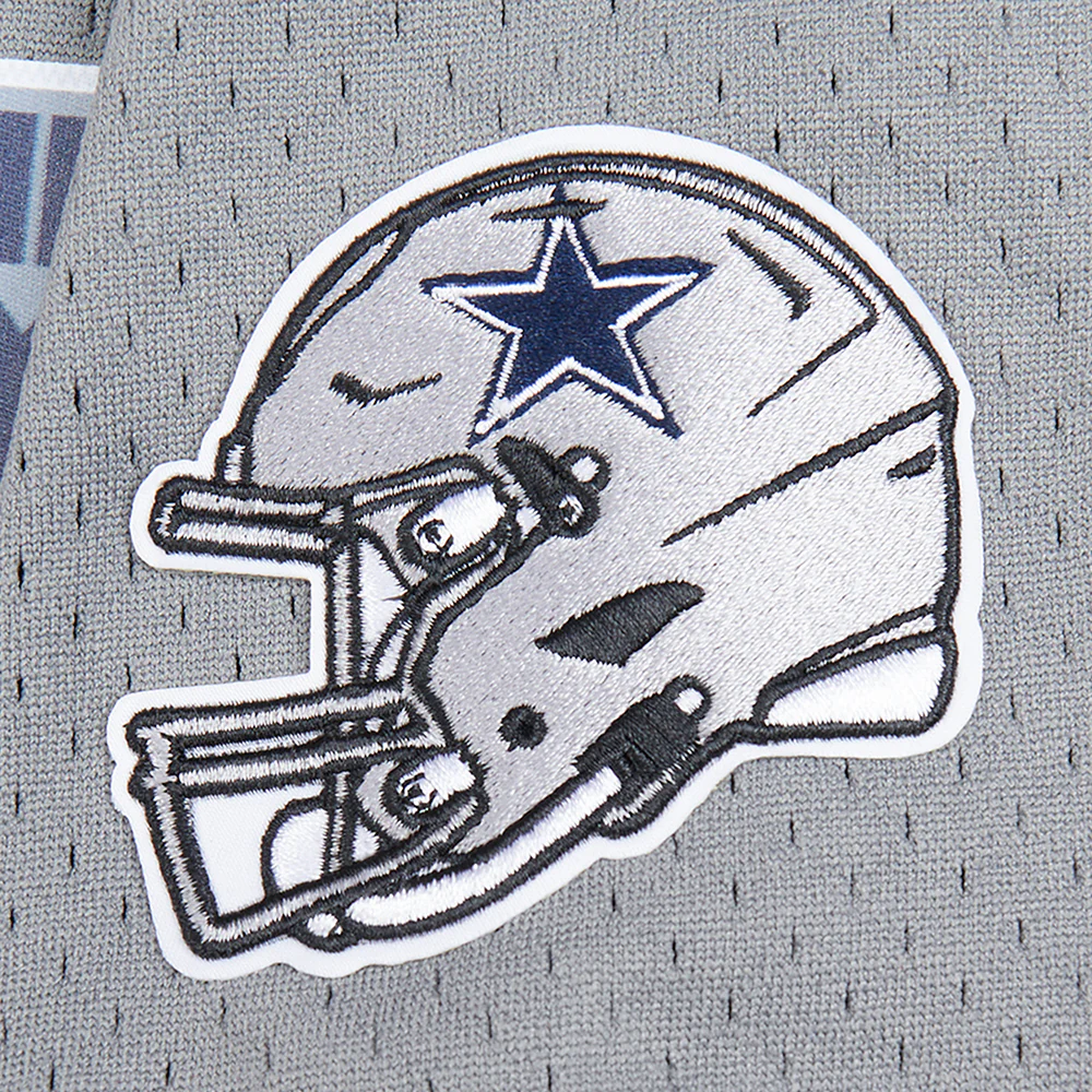 NFL DALLAS COWBOYS CLASSIC LITTLE BOYS SHORT SLEEVE MESH TEE (GRAY) - Image 13
