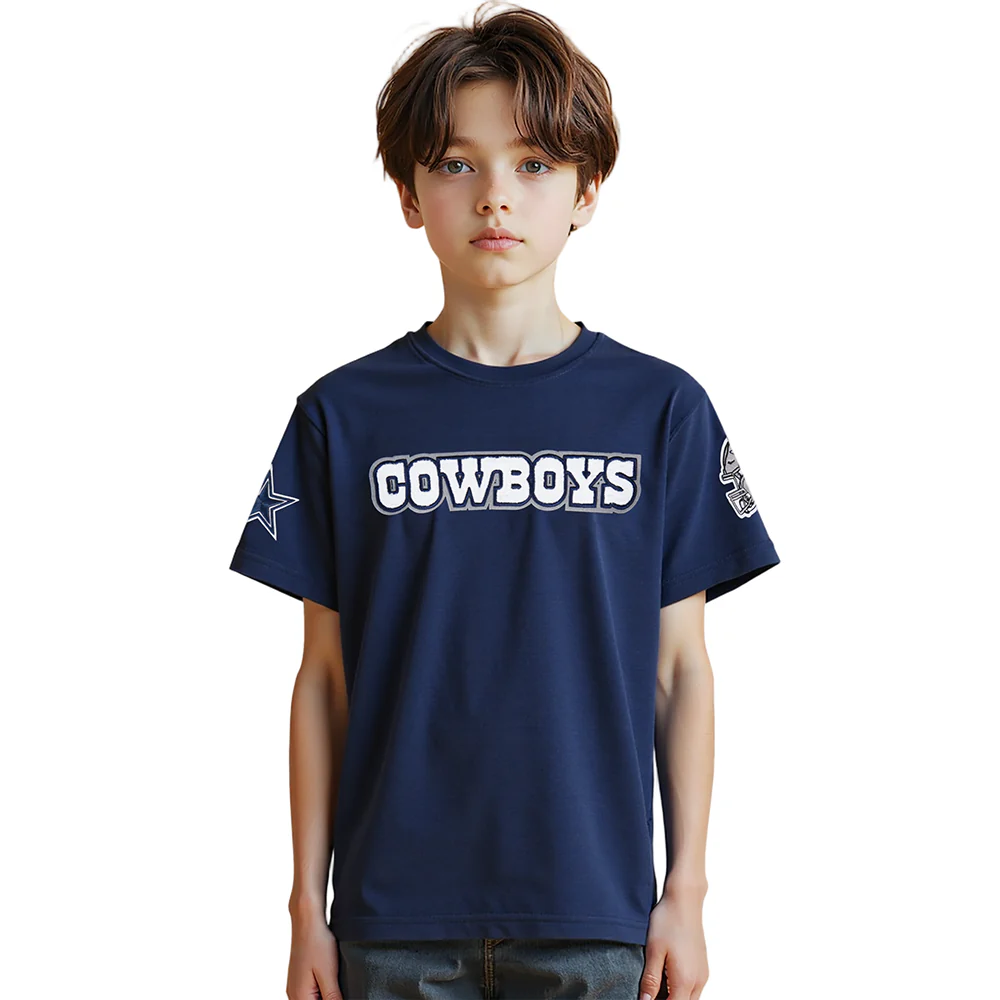NFL DALLAS COWBOYS CLASSIC LITTLE BOYS SHORT SLEEVE TEE (MIDNIGHT NAVY)