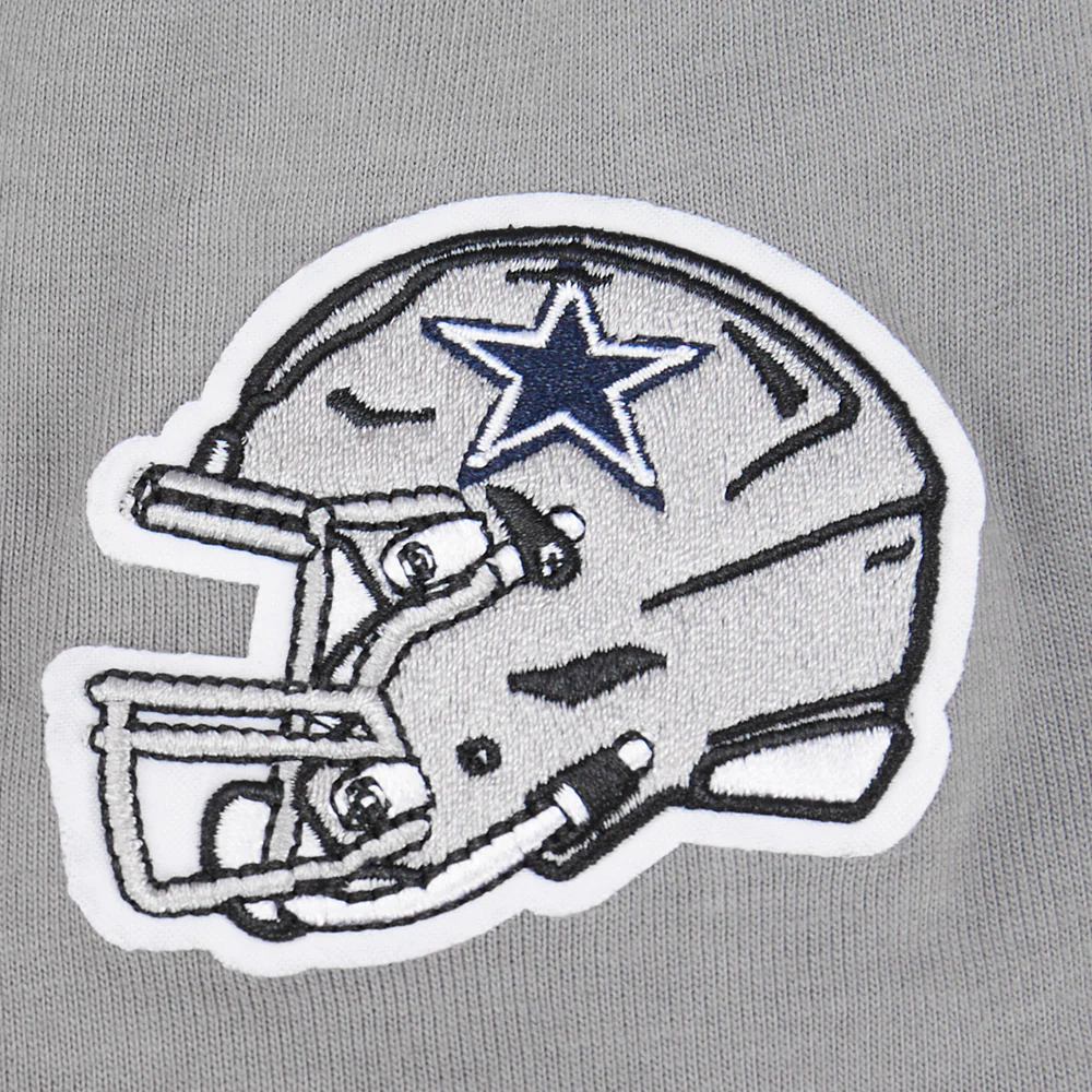 NFL DALLAS COWBOYS CLASSIC LITTLE BOYS SHORT SLEEVE STRIPED RIB TEE (GRAY) - Image 6