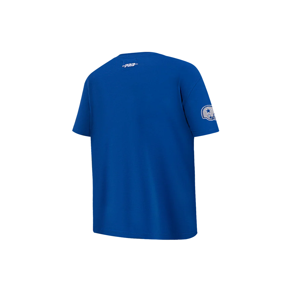 NFL DALLAS COWBOYS RETRO CLASSIC LITTLE BOYS SHORT SLEEVE TEE (DODGER BLUE) - Image 4