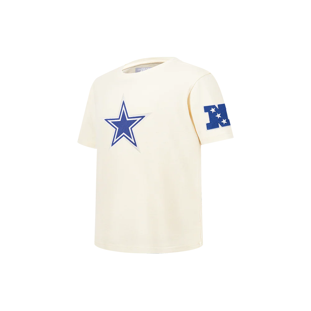 NFL DALLAS COWBOYS RETRO CLASSICS LITTLE BOY'S SS TEE (EGGSHELL) - Image 3