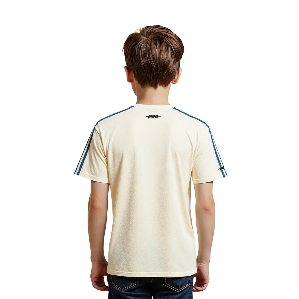 NFL DALLAS COWBOYS RETRO CLASSICS LITTLE BOY'S SS TAPING TEE (EGGSHELL/DODGER BLUE) - Image 2