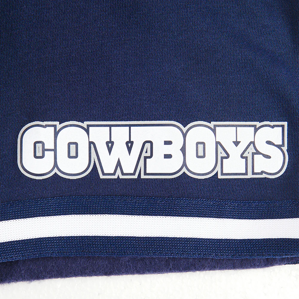 NFL DALLAS COWBOYS CLASSIC LITTLE BOYS FLEECE 2.0 SHORT (MIDNIGHT NAVY) - Image 9