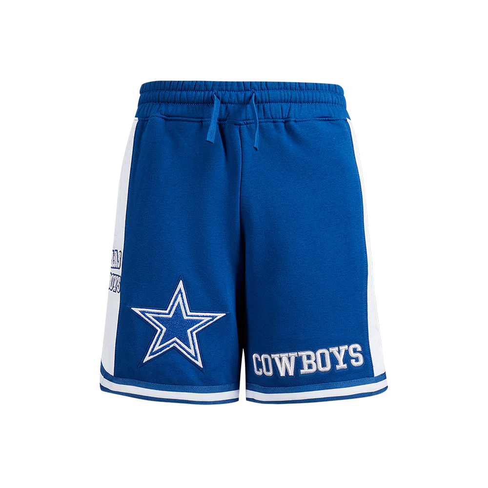 NFL DALLAS COWBOYS RETRO CLASSIC LITTLE BOYS FLEECE 2.0 SHORT (DODGER BLUE) - Image 2