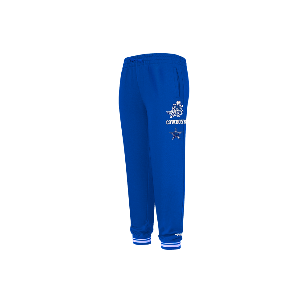 NFL DALLAS COWBOYS RETRO CLASSIC LITTLE BOYS RIB FLEECE SWEATPANT (DODGER BLUE) - Image 4