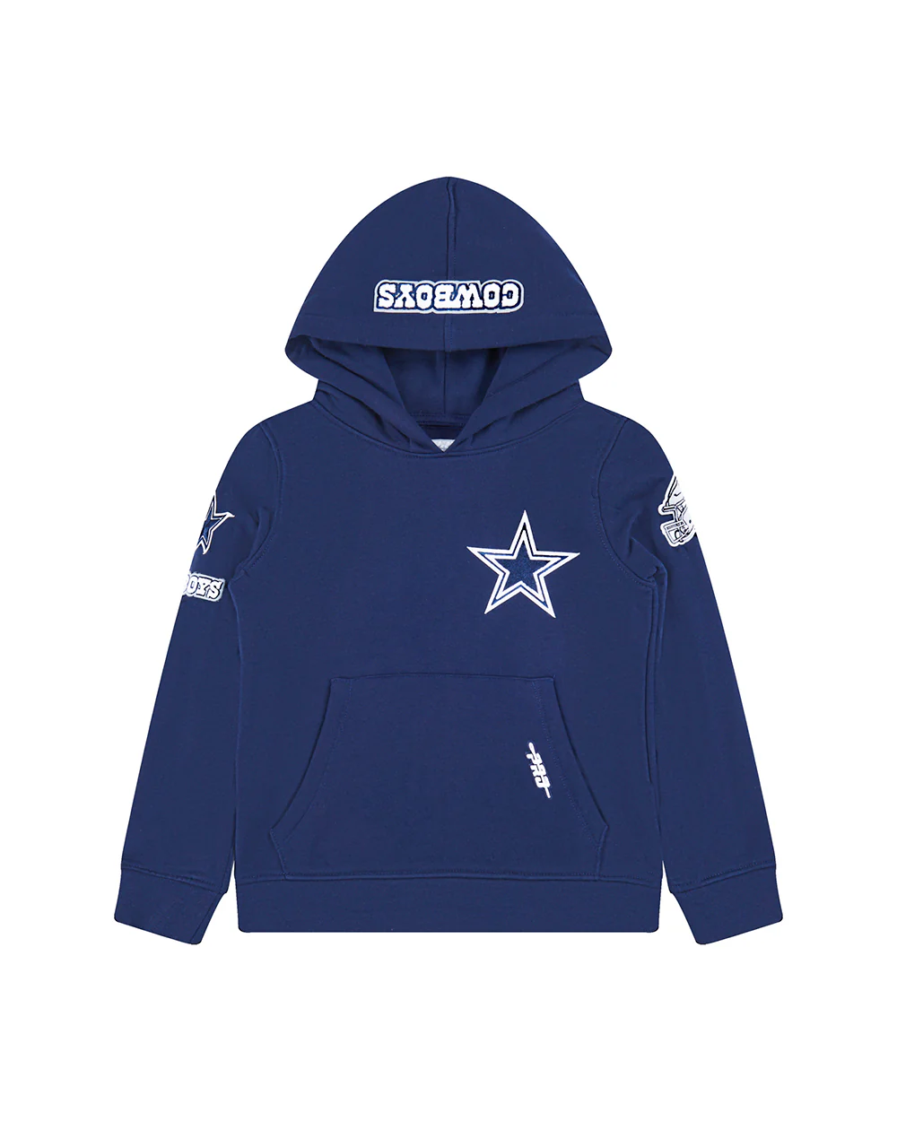 NFL DALLAS COWBOYS CLASSIC LITTLE BOYS FLEECE PULLOVER HOODIE (MIDNIGHT NAVY) - Image 12