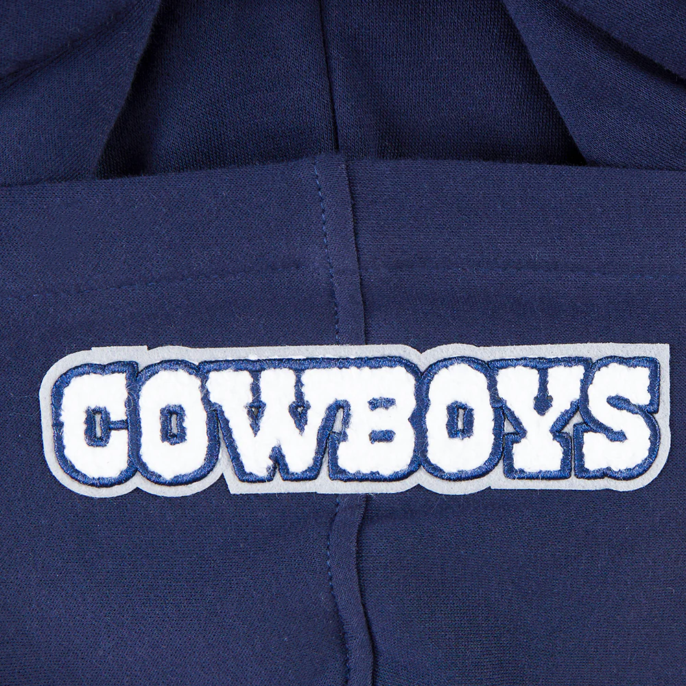 NFL DALLAS COWBOYS CLASSIC LITTLE BOYS FLEECE PULLOVER HOODIE (MIDNIGHT NAVY) - Image 14