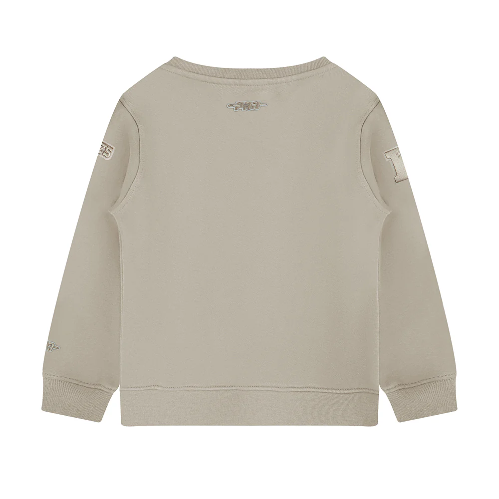 NFL DALLAS COWBOYS NEUTRAL LITTLE BOYS FLEECE CREWNECK (TAUPE) - Image 11