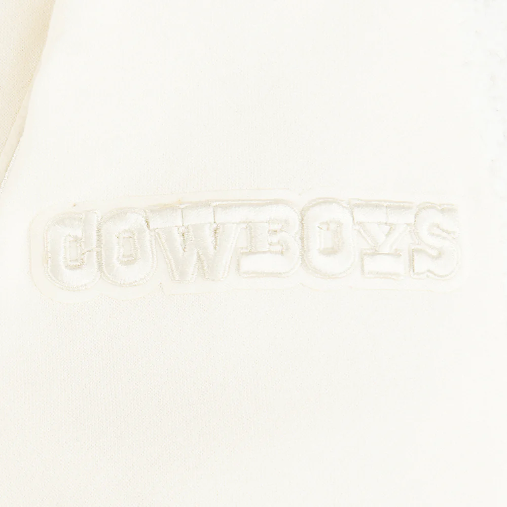 NFL DALLAS COWBOYS NEUTRAL LITTLE BOYS FLEECE PULLOVER HOODIE (EGGSHELL) - Image 6
