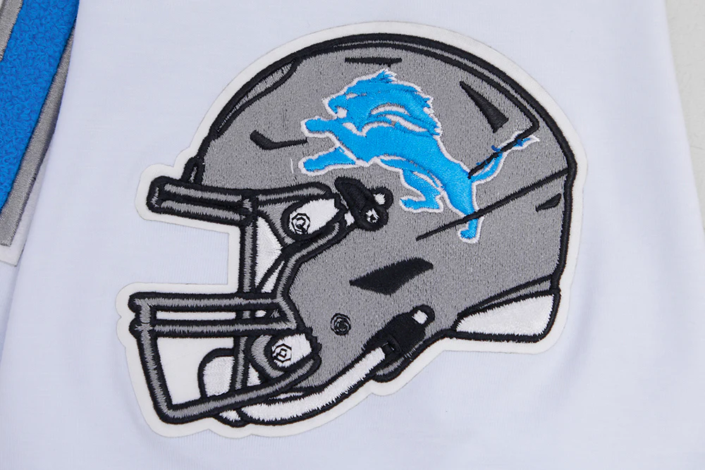 NFL DETROIT LIONS CLASSIC CHENILLE MEN'S TEE (WHITE) - Image 7