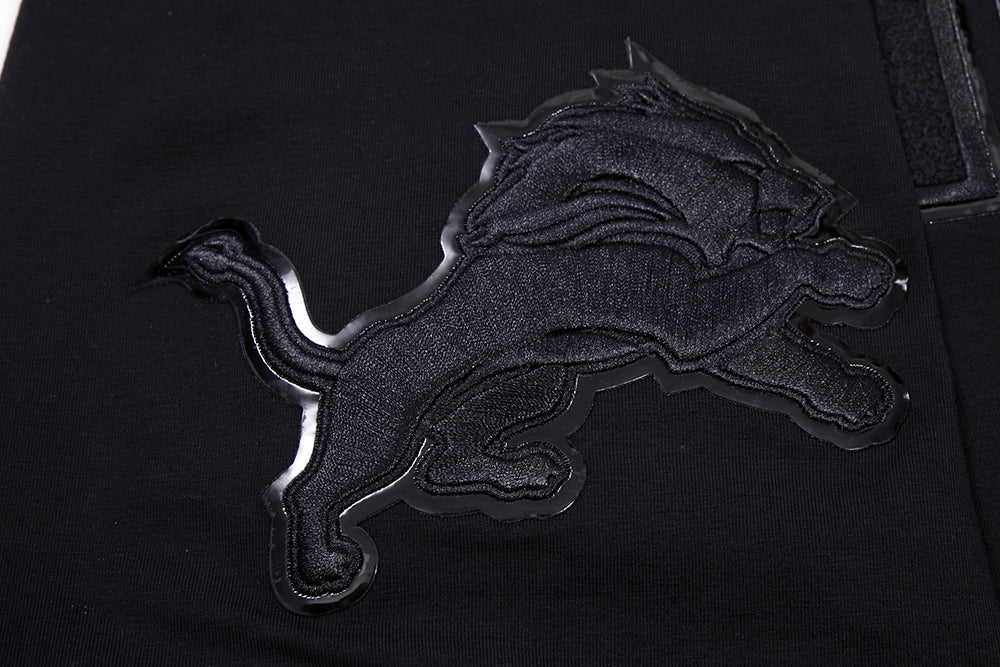 NFL DETROIT LIONS TRIPLE BLACK MEN'S TEE (TRIPLE BLACK) - Image 6