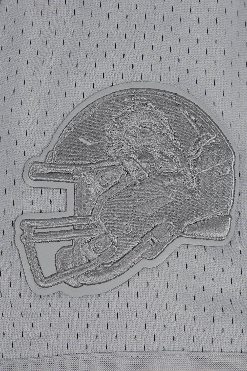 NFL DETROIT LIONS TRIPLE TONAL MESH BUTTON DOWN SHIRT (GRAY) - Image 7