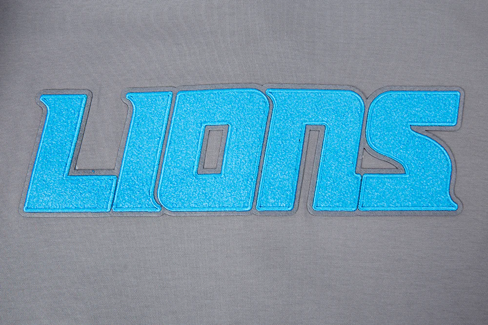 NFL DETROIT LIONS CLASSIC MEN'S WARM UP JACKET (GRAY) - Image 8