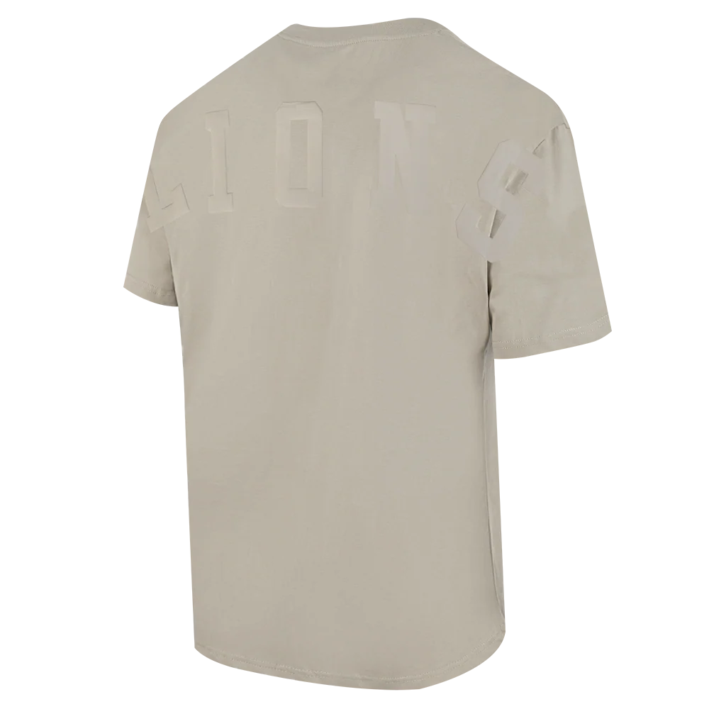 NFL DETROIT LIONS WINGSPAN MEN'S CJ DROP SHOULDER TEE (TAUPE) - Image 6