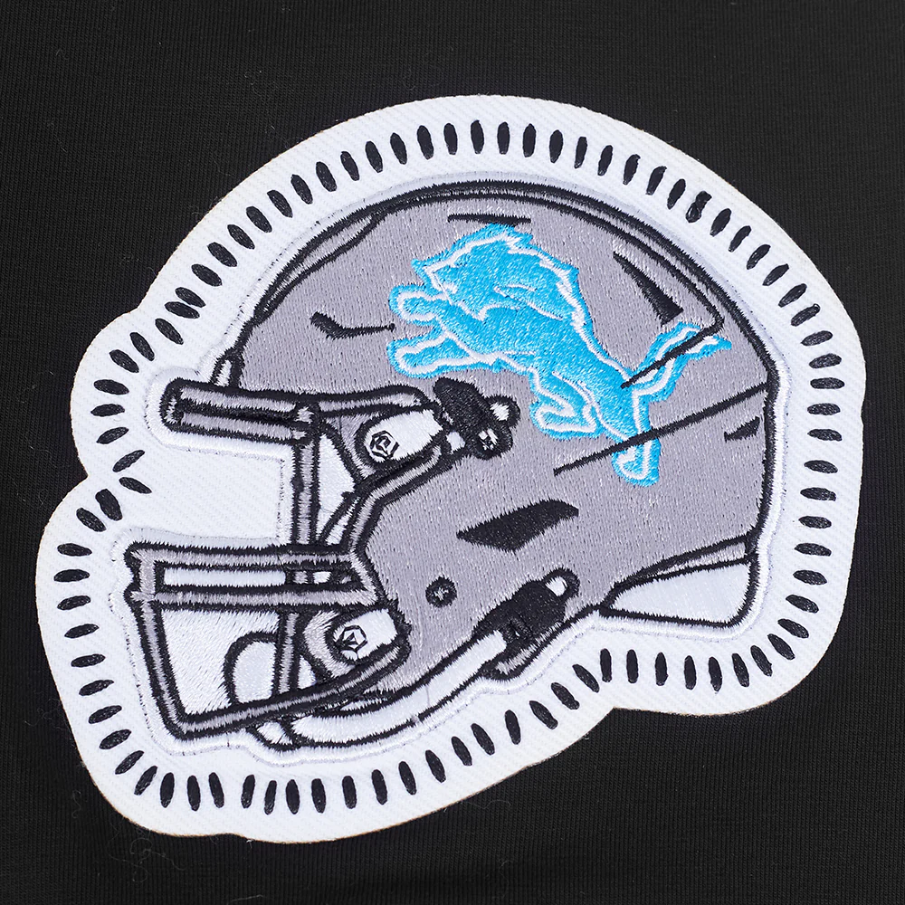 NFL DETROIT LIONS DIY PICK STITCH MEN'S SINGLE JERSEY TEE (BLACK) - Image 6