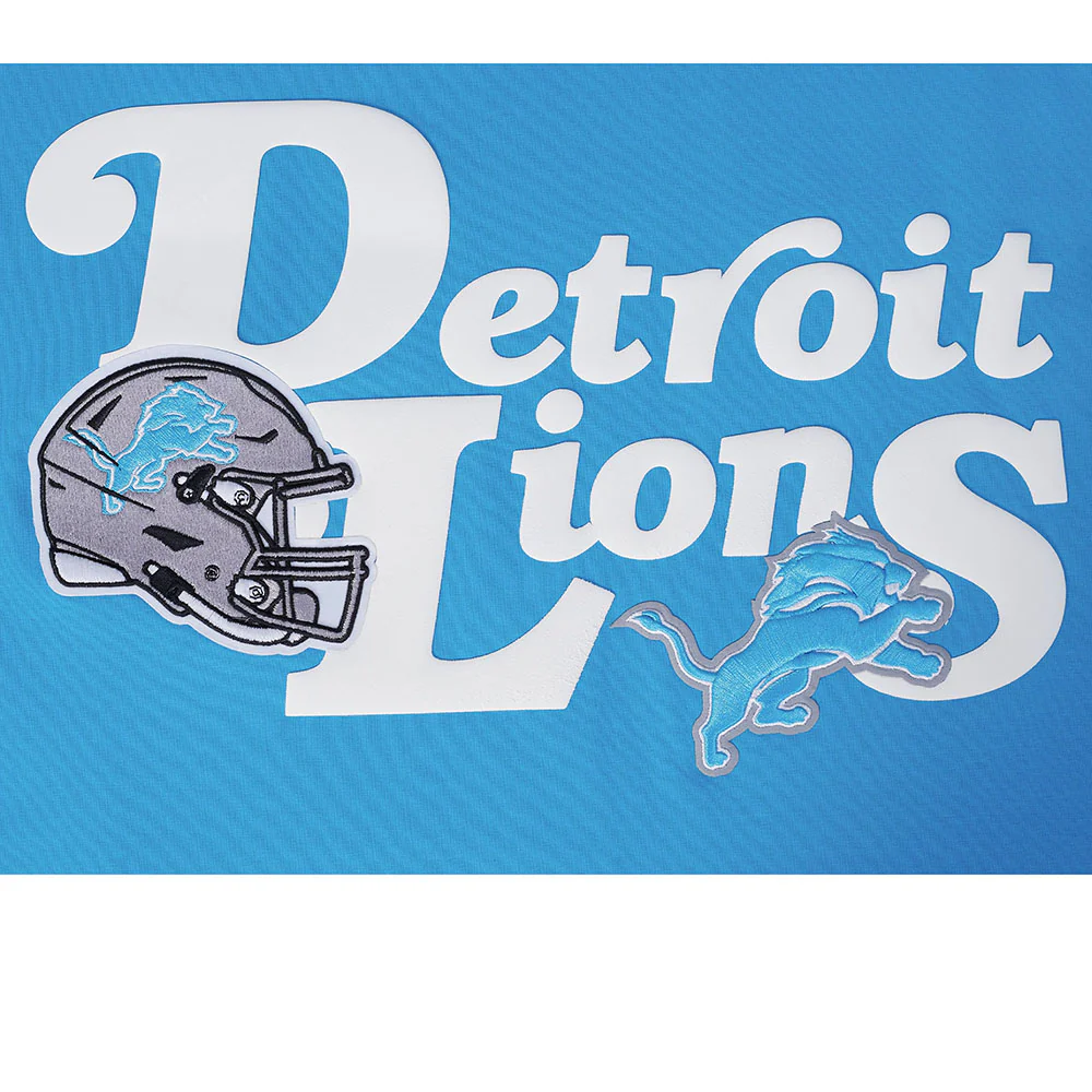 NFL DETROIT LIONS SOUVENIR MEN'S SINGLE JERSEY TEE (AQUA) - Image 5