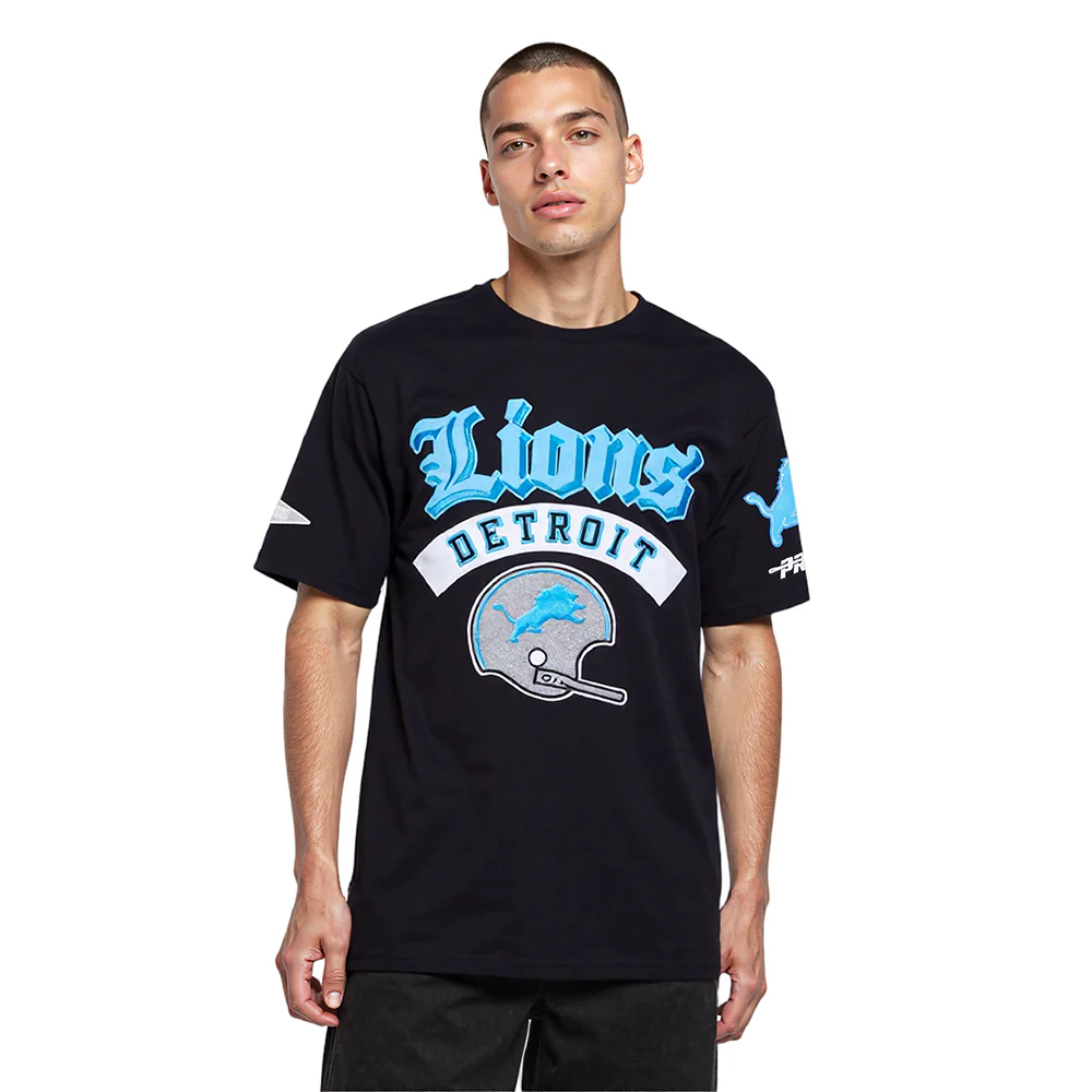 NFL DETROIT LIONS BEST OF MEN'S CJ DROP SHOULDER TEE (BLACK) - Image 8